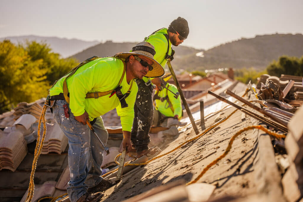 B&M Roofing project
